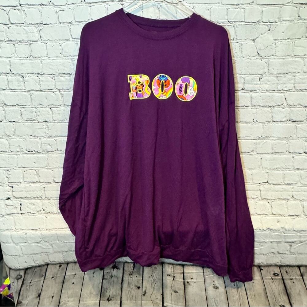 CoZco Bamboo BOO Halloween Lightweight Bamboo Oversized Shirt